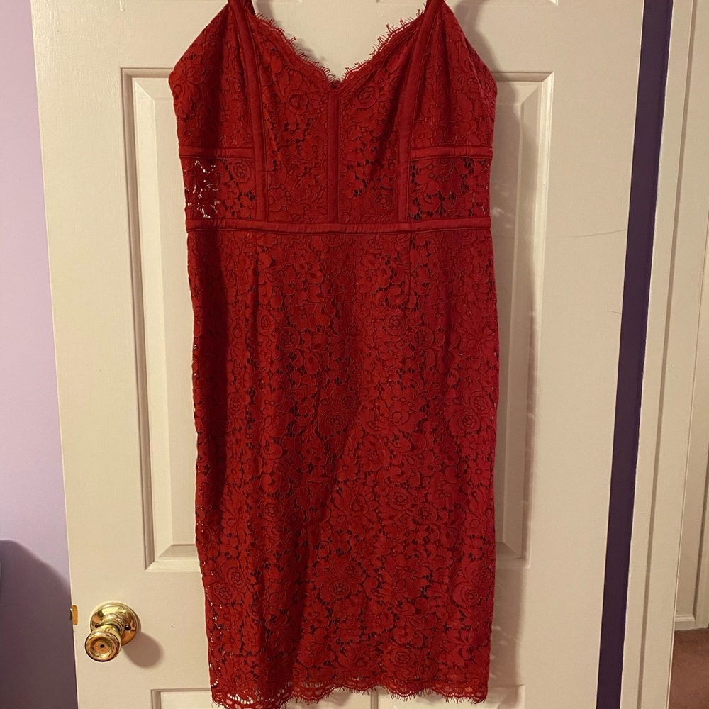 Red dress